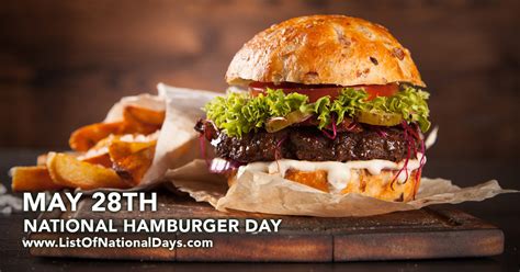 national hamburger day 2023